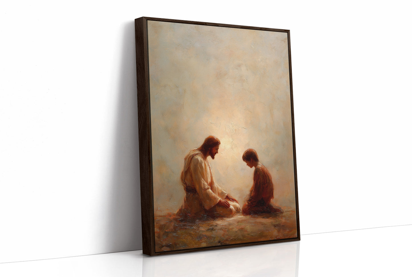 Sacred Moment in Gentle Light