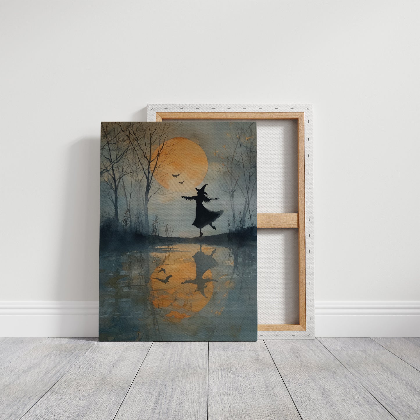 Moonlit Dance Across Still Waters