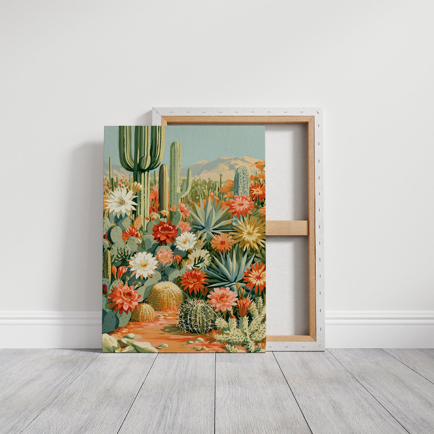 Desert Vista: Blooming Oasis