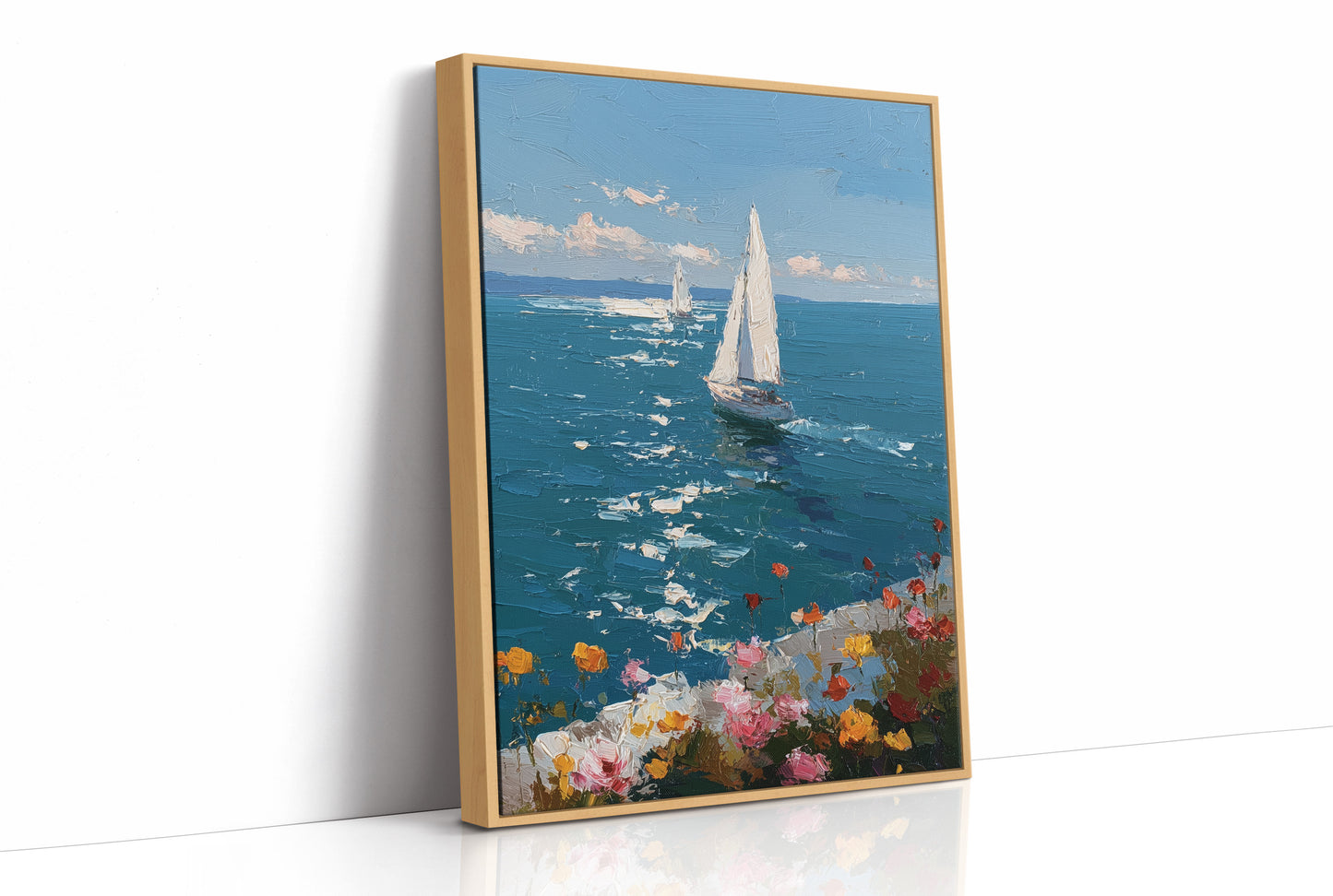 Where the Cliffs Bloom Toward Open Water