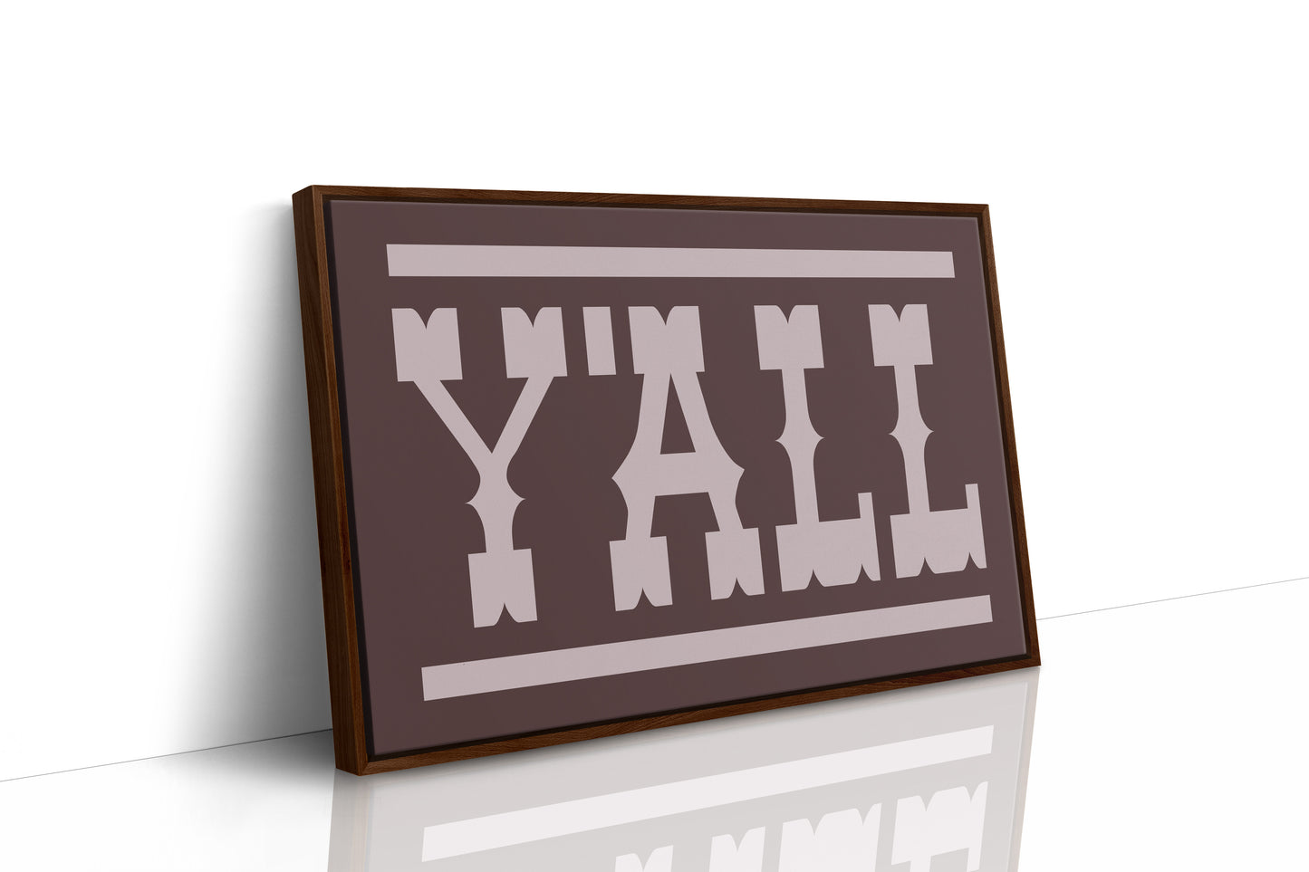 Y'all Western Type Print