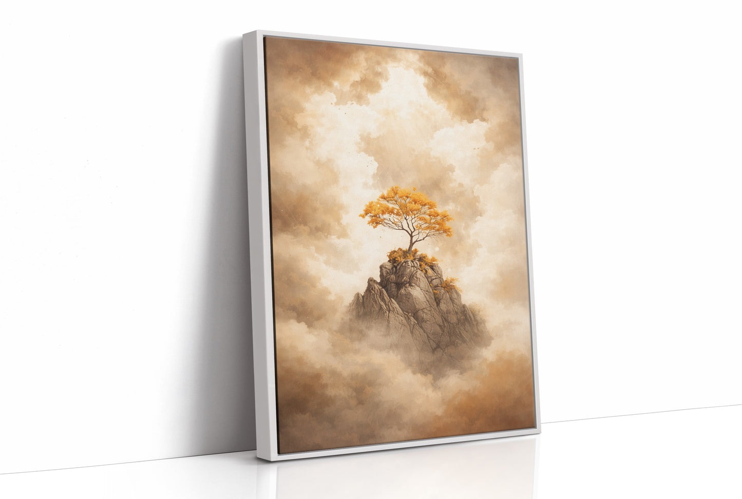 Solitary Sentinel Above Celestial Mists