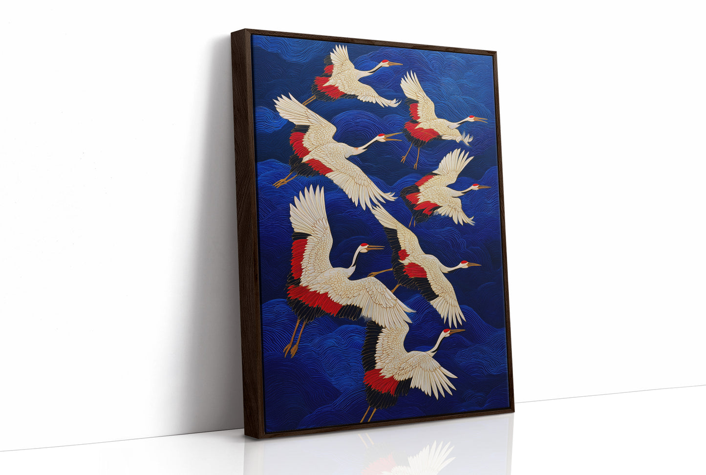 Cranes Paint The Midnight Sky