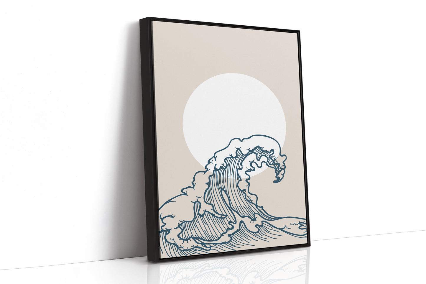 Ocean Lines Dance With Moonlight