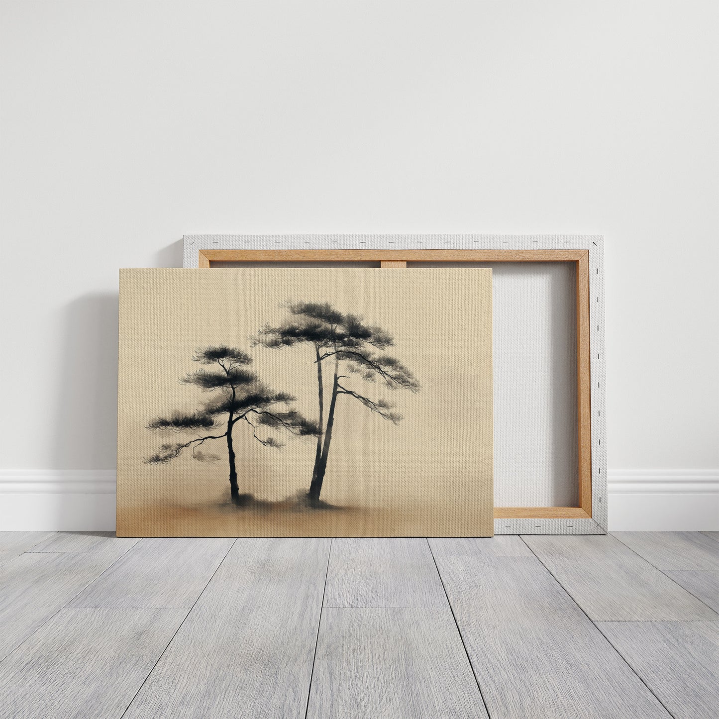 Pine Trees Dance In Morning Gold