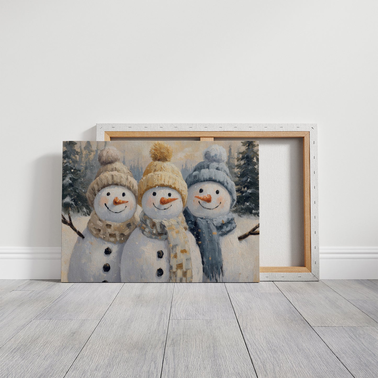 Three Friends Share Winter's Magic