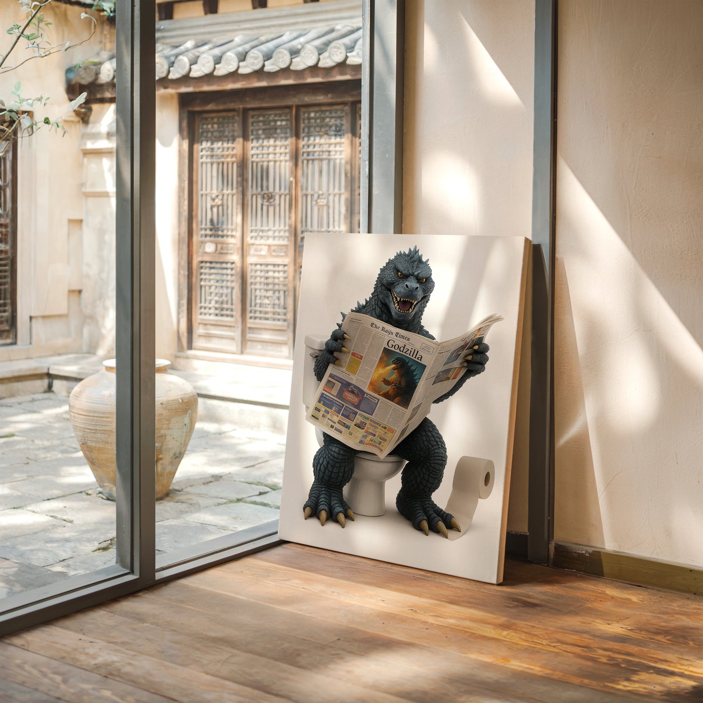 Godzilla on the Throne