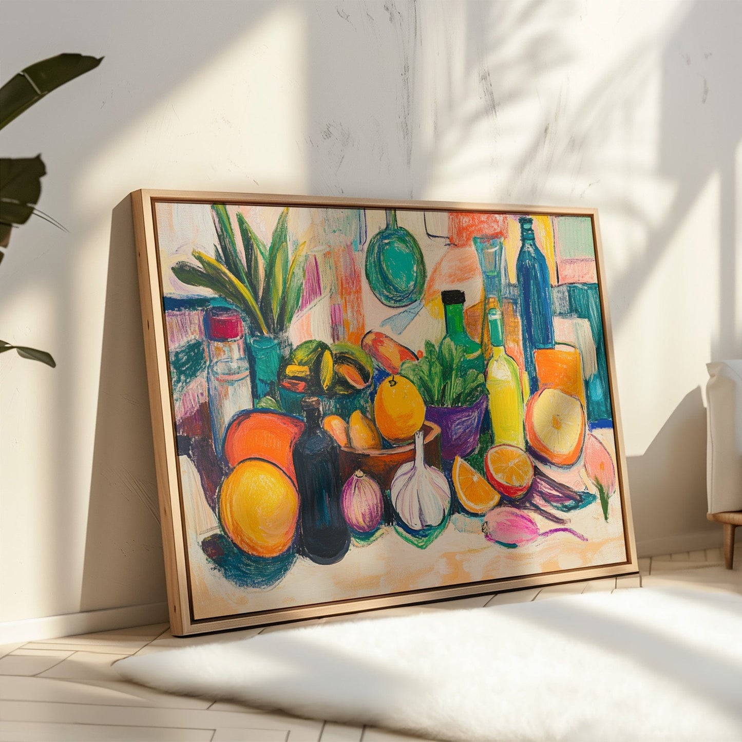 Citrus Dreams In Glass And Green