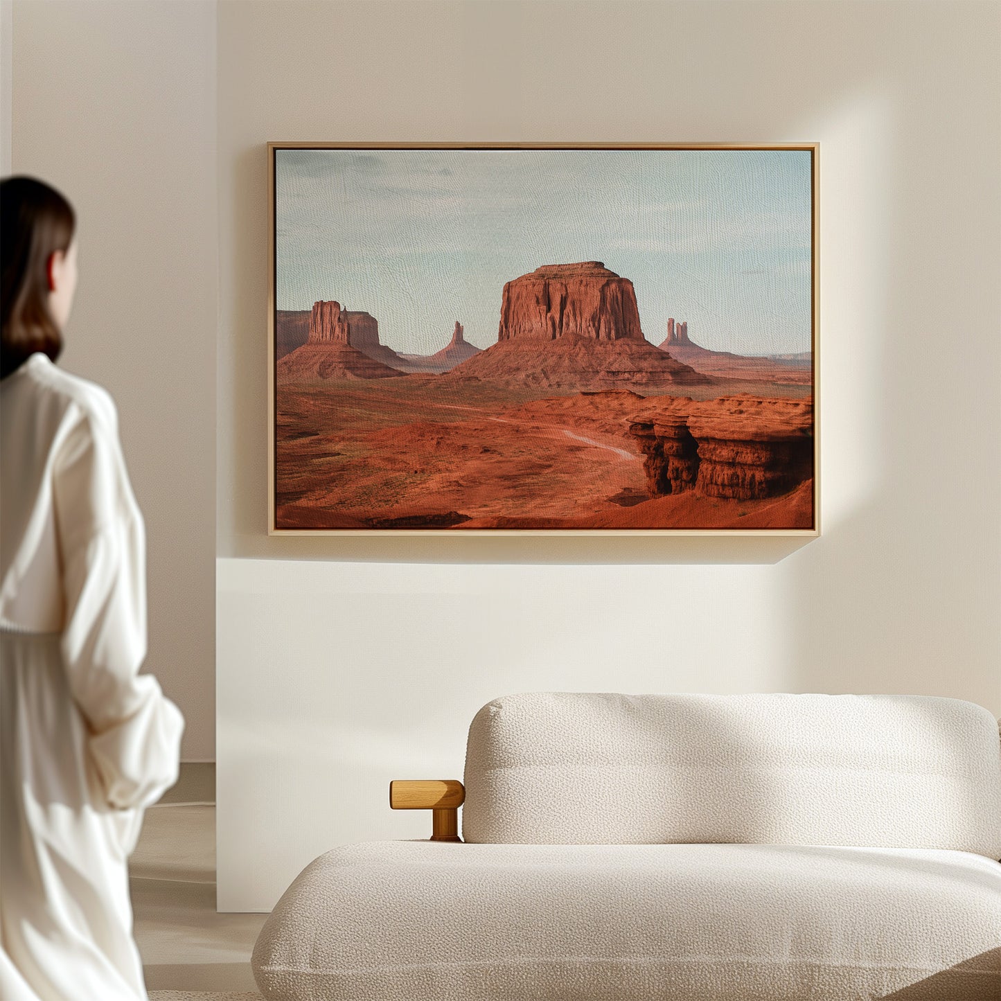 Monument Valley Buttes Under Open Sky