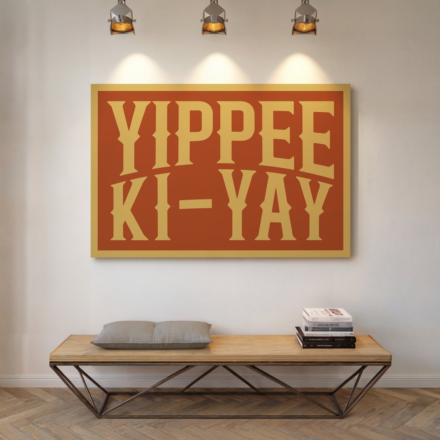 Yippee Ki-Yay Wild West Cheer Poster