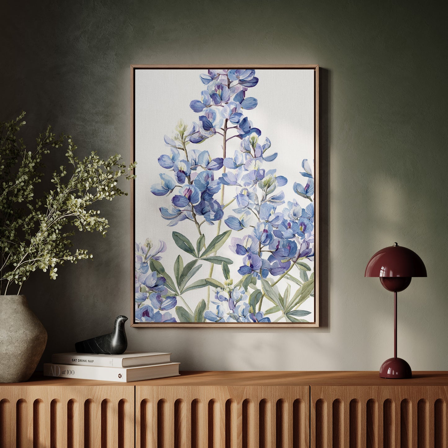 Beneath A Sky of Indigo Blooms
