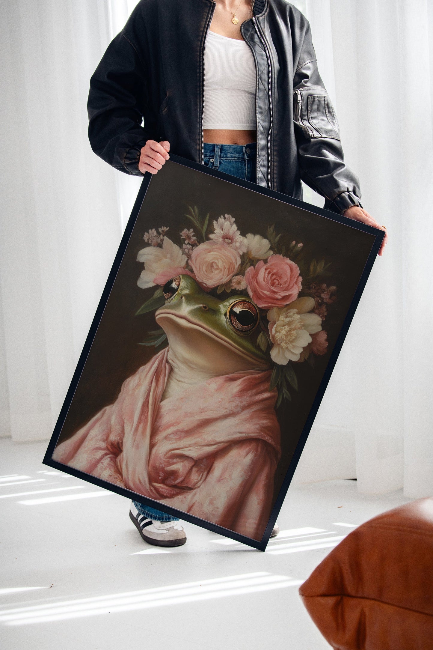 Frog Royalty in Bloom