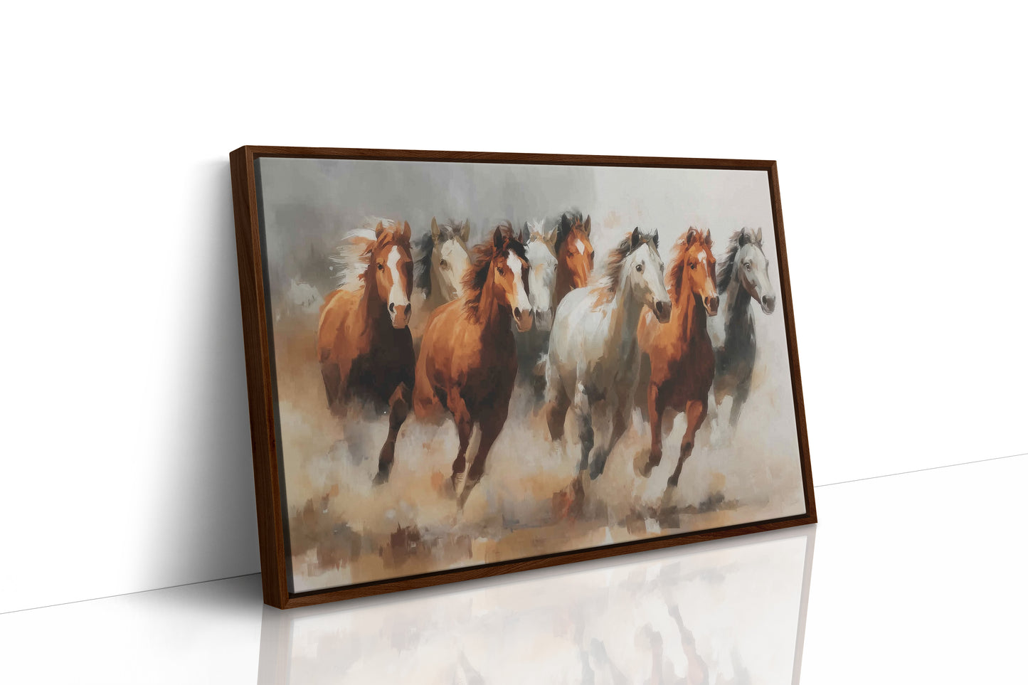 Thunder Hooves Dance Through Desert Dust