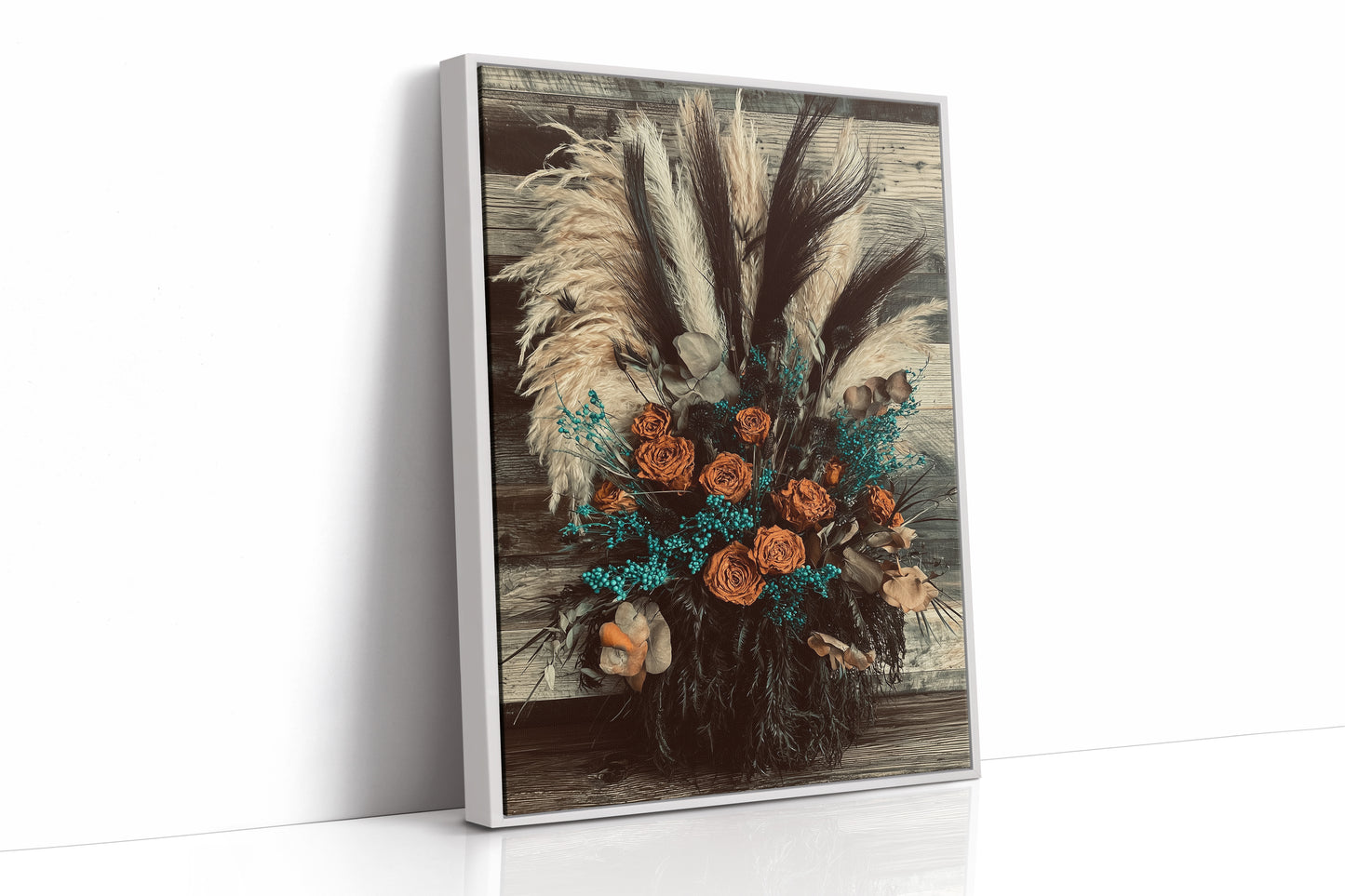 Burnt Orange Beneath the Plumes