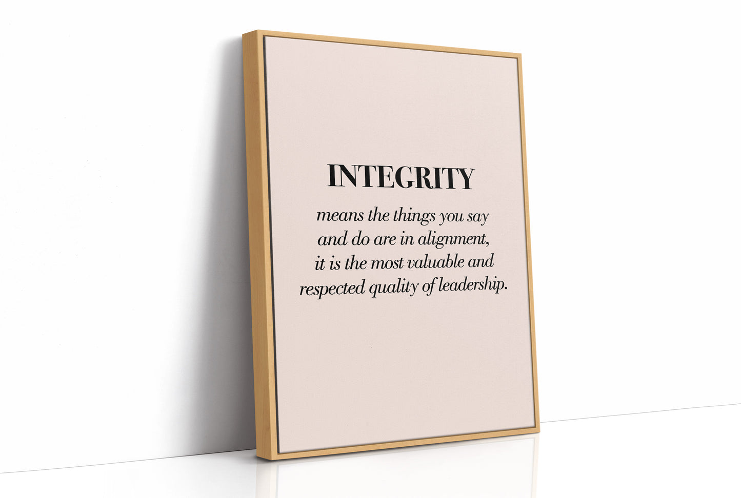 Integrity Alignment Leadership Quote