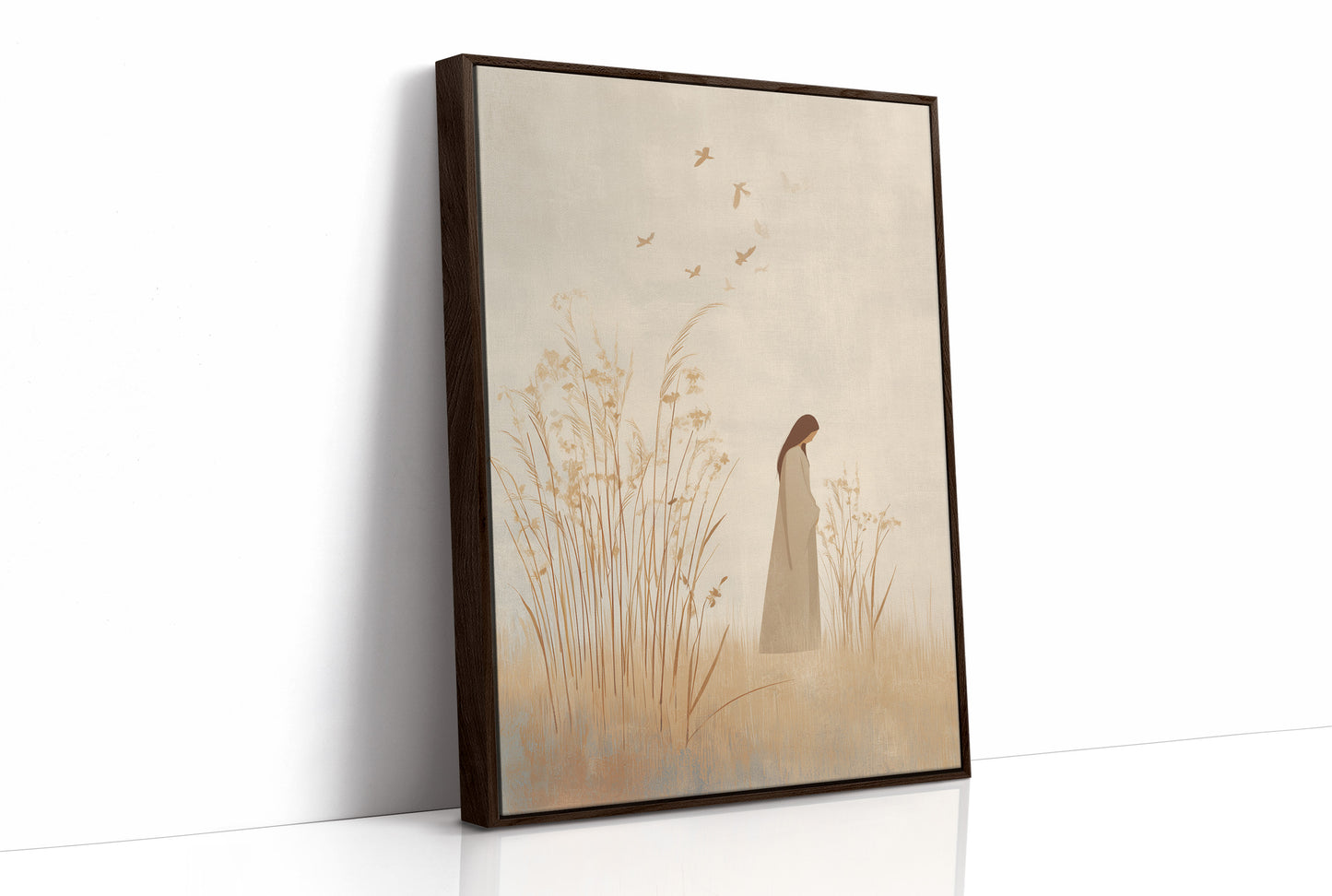 Solitude Whispers Among Reeds