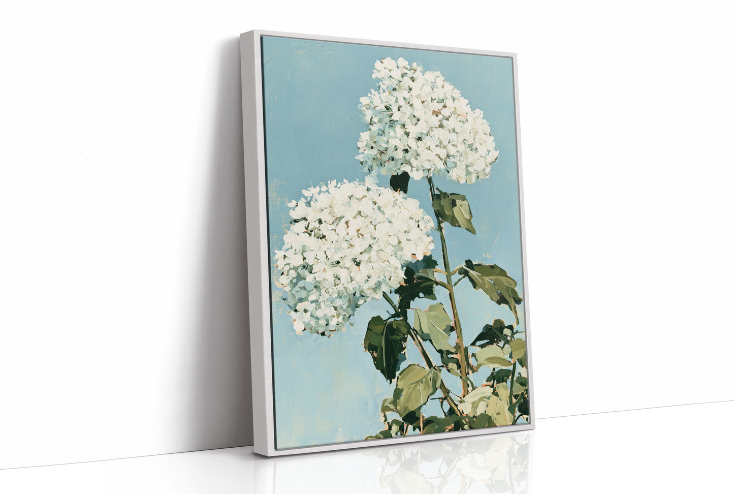 White Hydrangea Sky Bloom