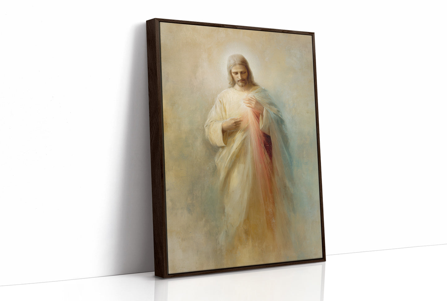 Divine Radiance Emanates From Sacred Heart