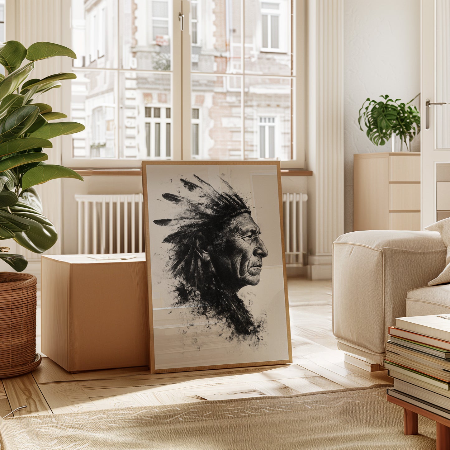 Spirit of the Plains in Ink