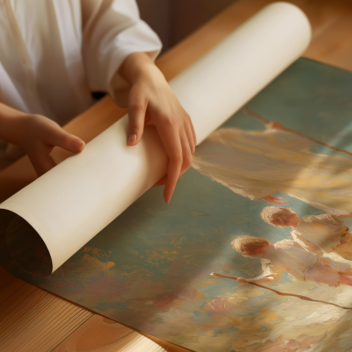 Luminous Journey Through Ethereal Paths