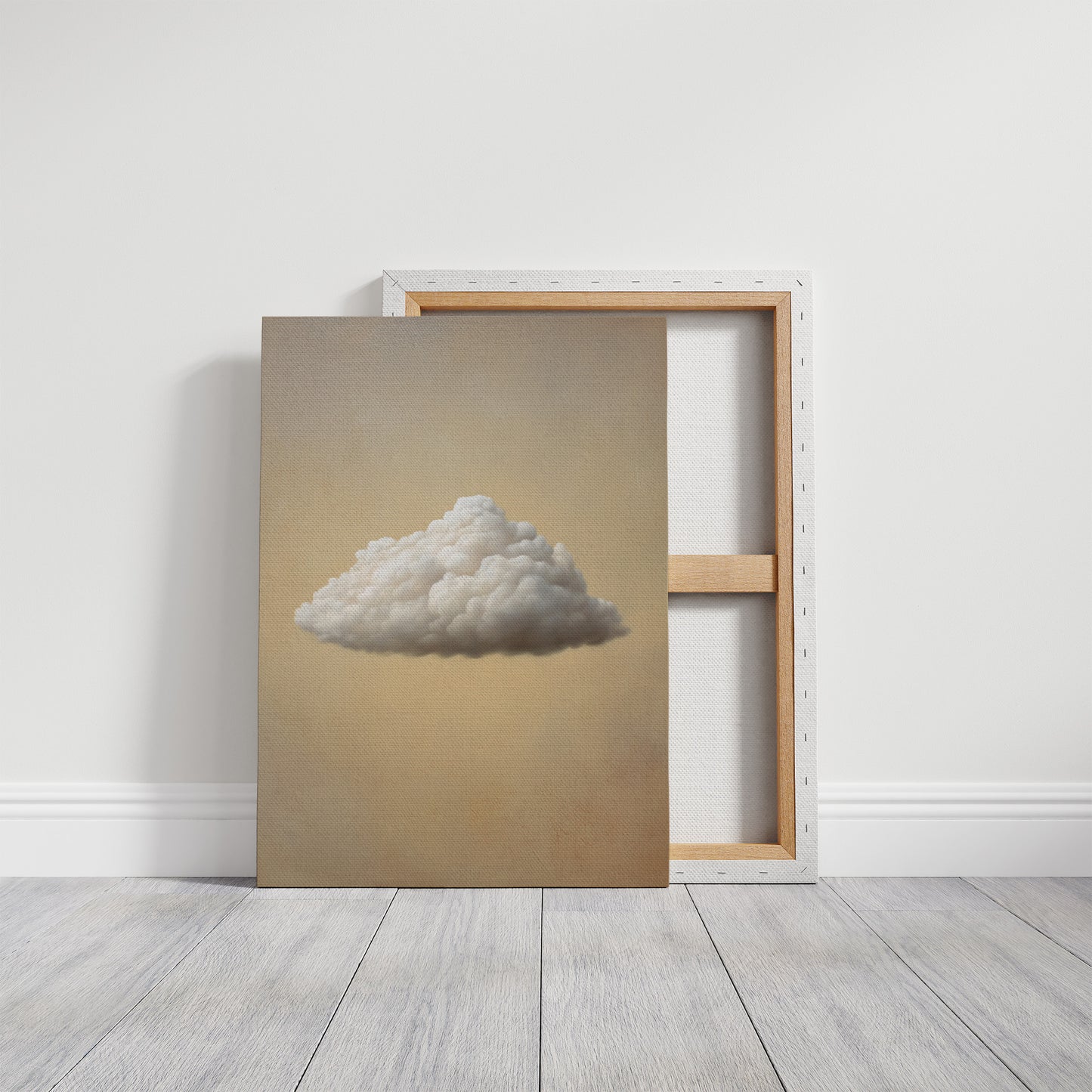 Solitary Cloud Finds Library Peace