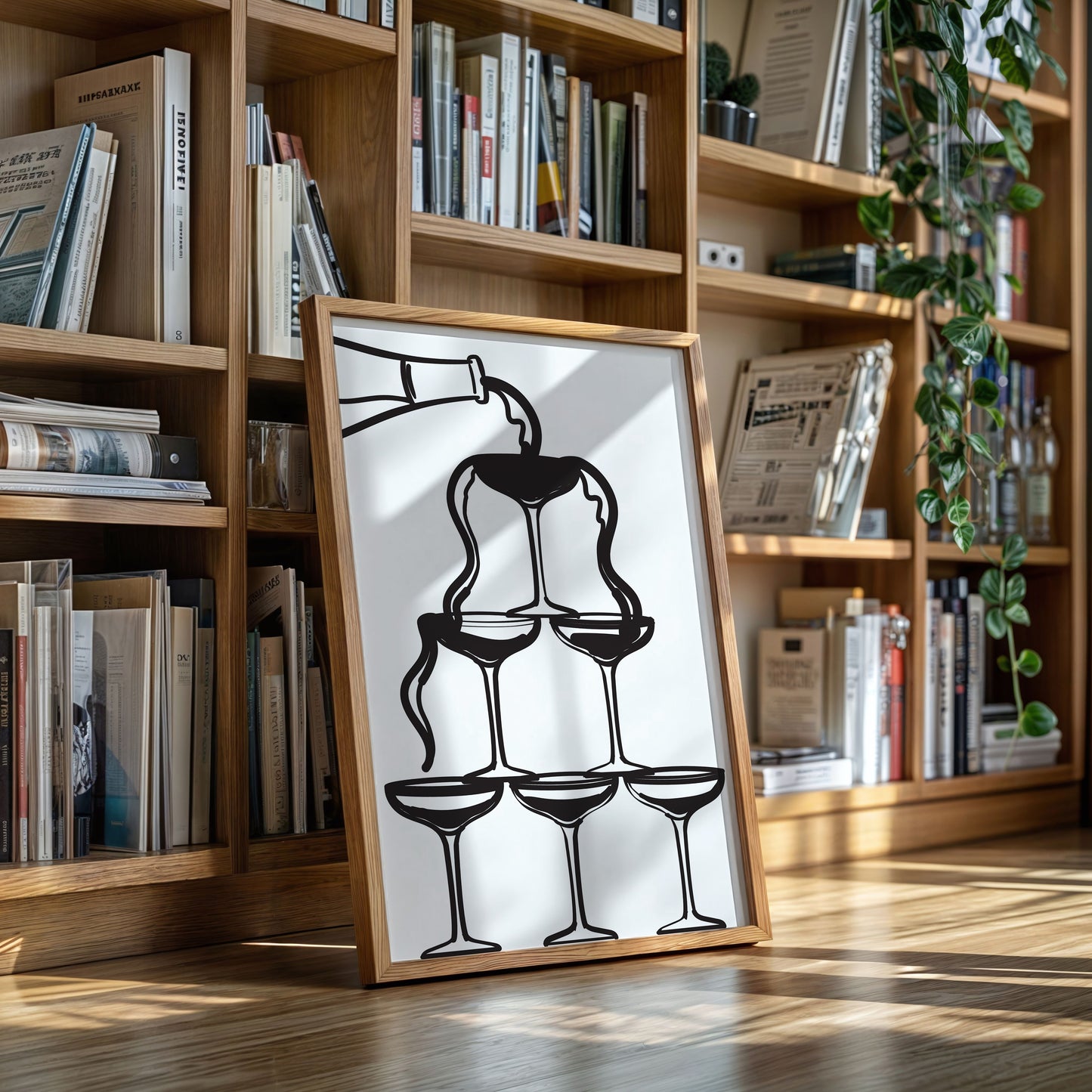 Champagne Towers Build Midnight Magic