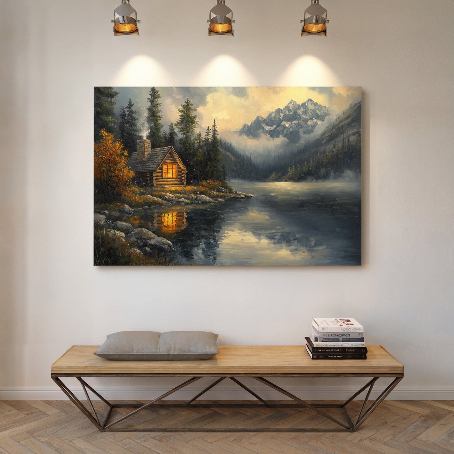 Autumn Light Warms Mountain Waters