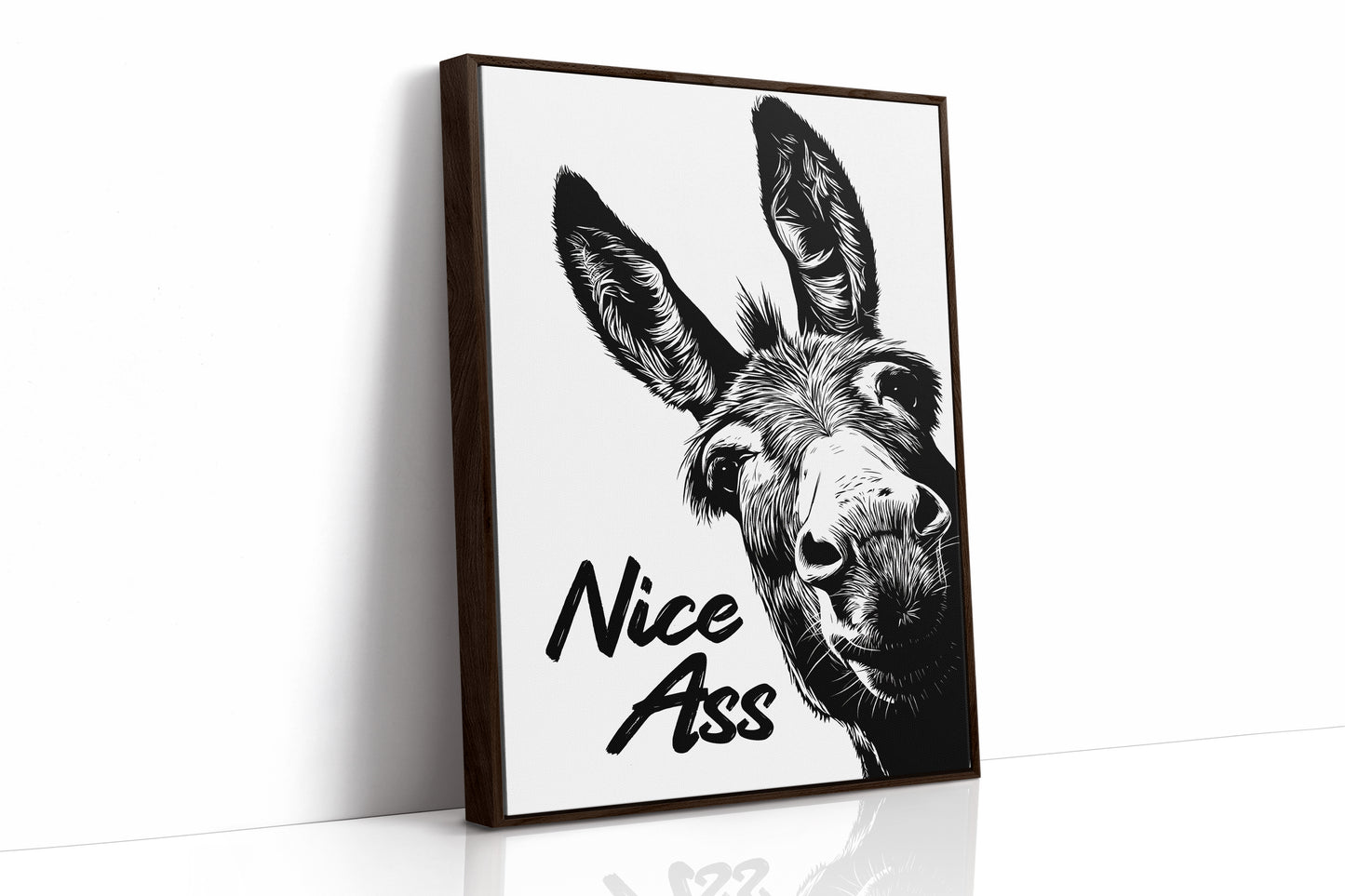 Nice Ass Donkey Humor Print