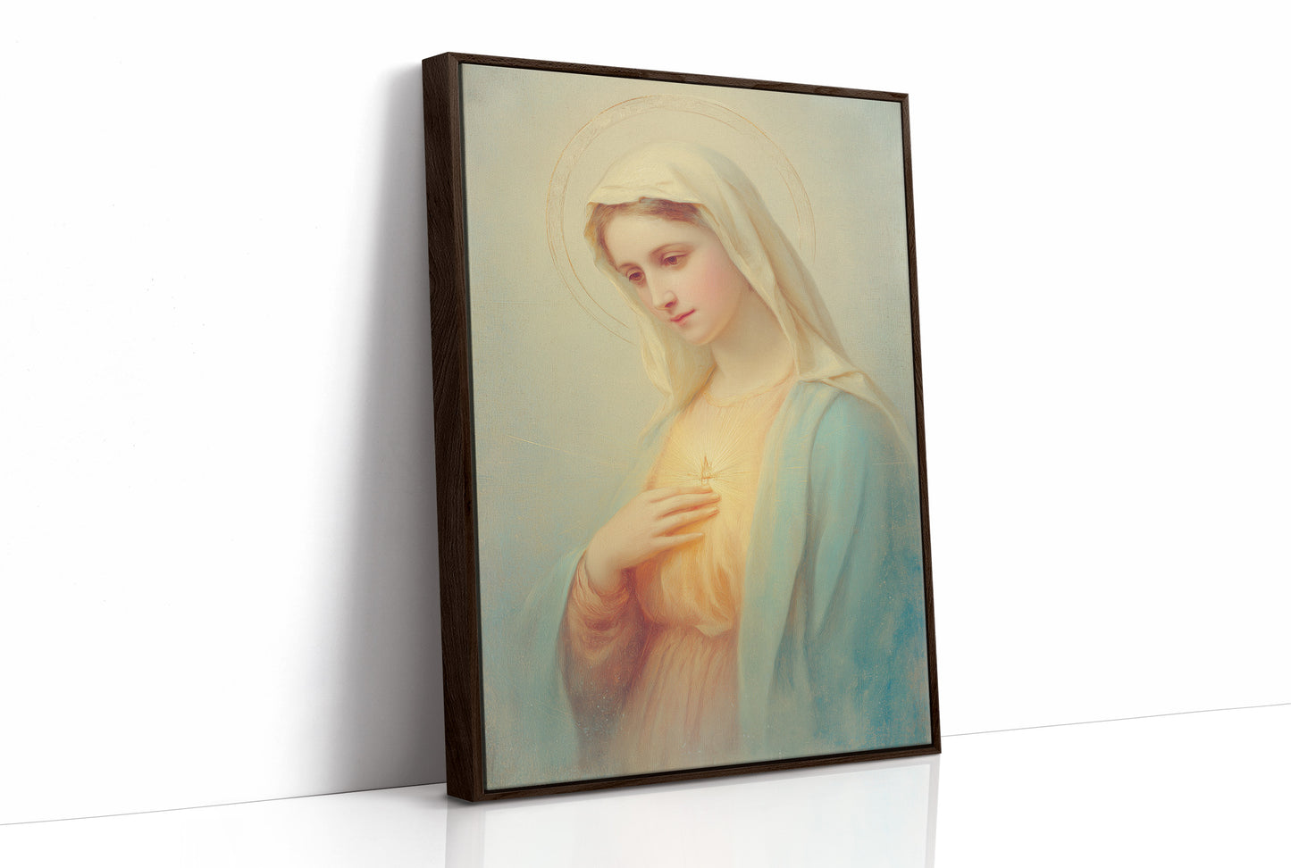 Ethereal Radiance in Gentle Devotion