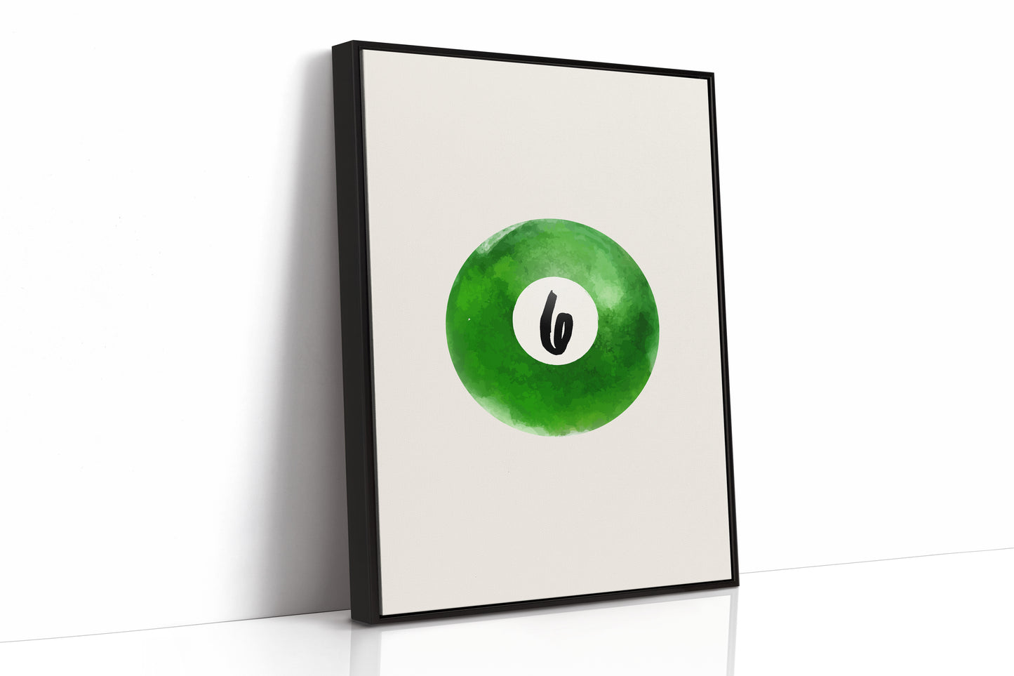 Lucky Six Floats In Emerald Depths