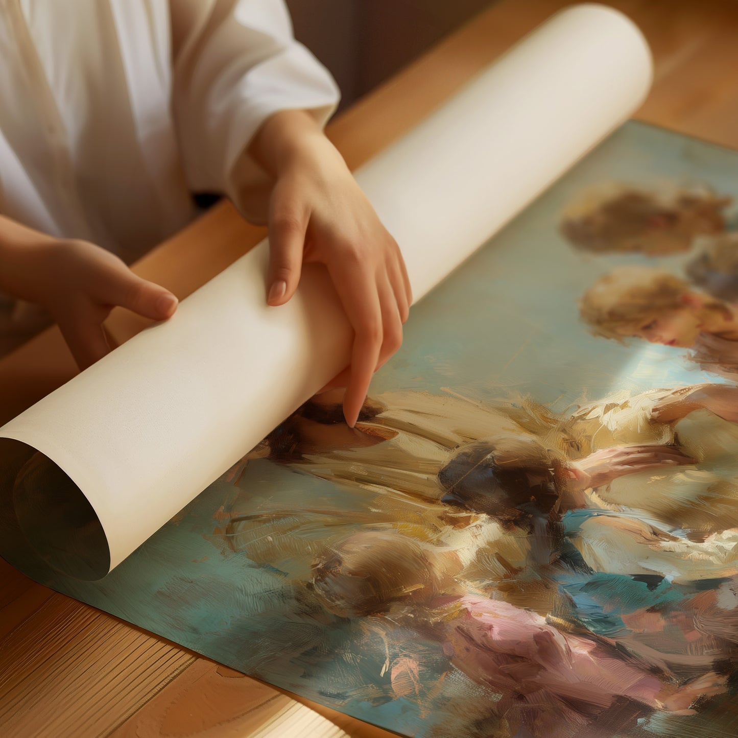 Gentle Teacher Amid Turquoise Haze