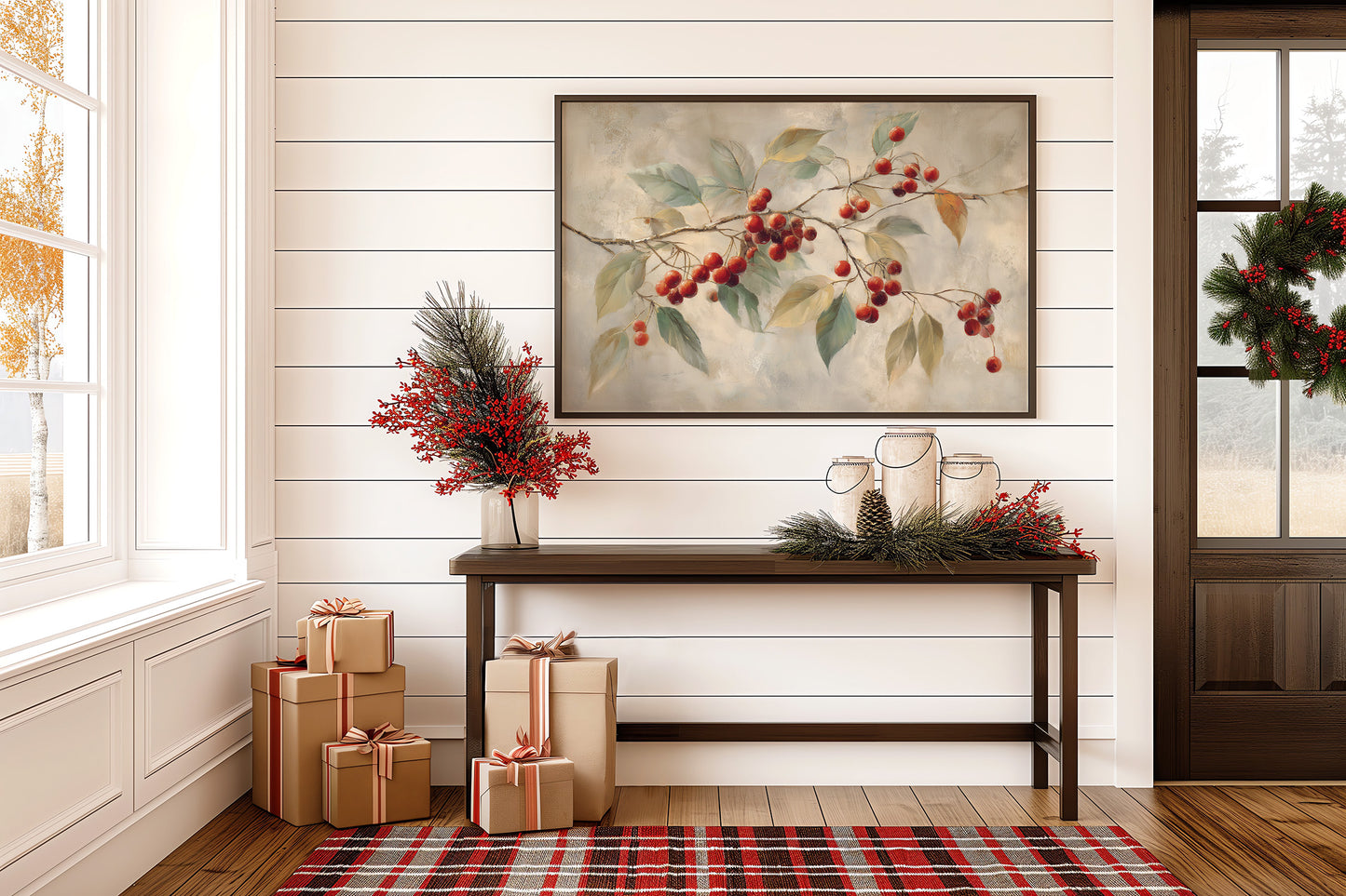 Winter Berries Paint December's Song