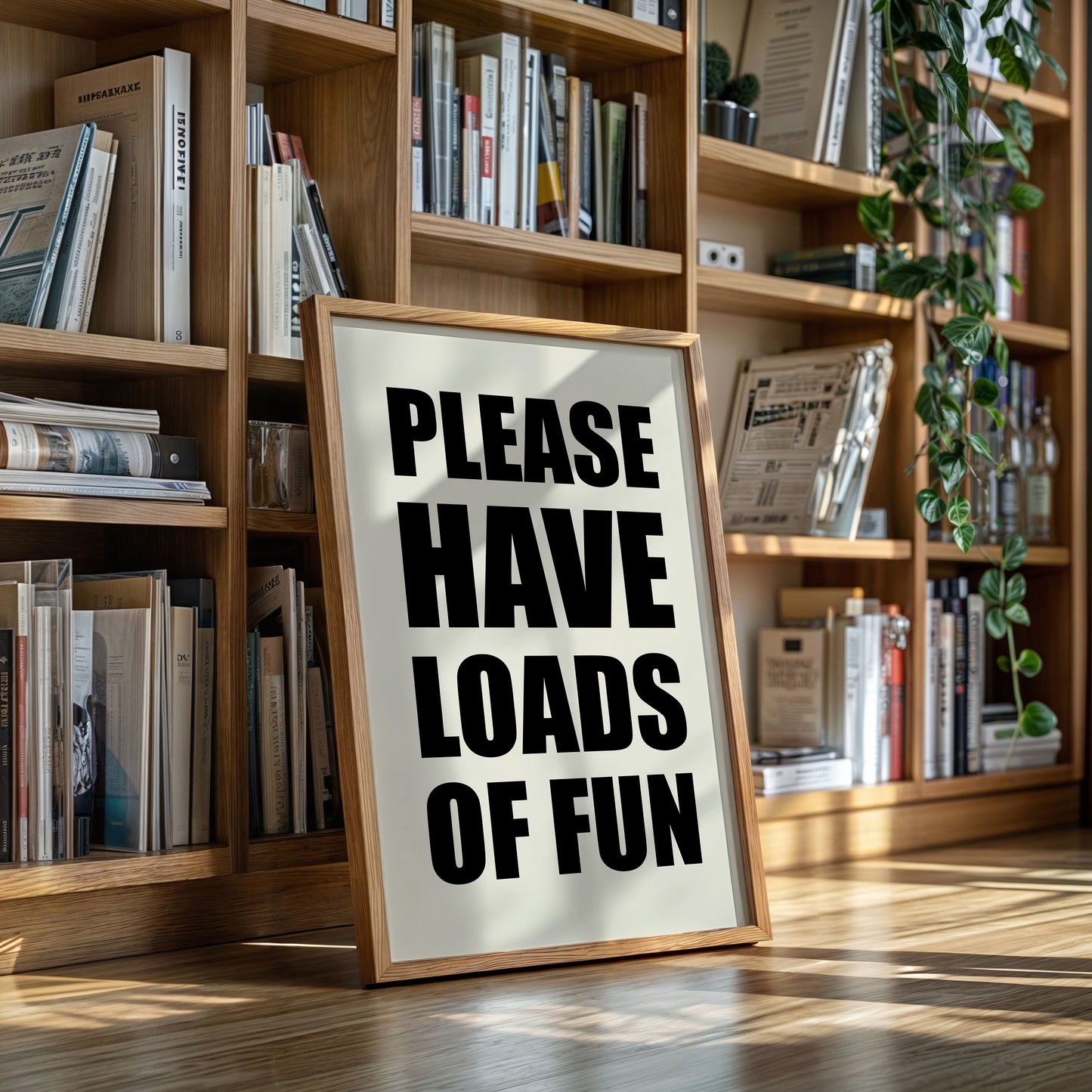 Bold Letters Make Polite Demands