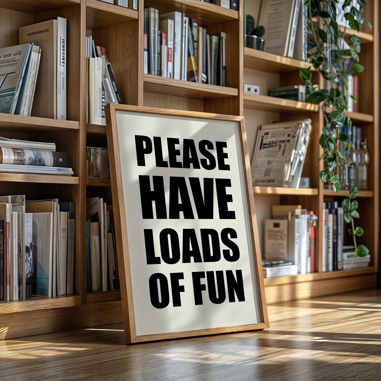 Bold Letters Make Polite Demands