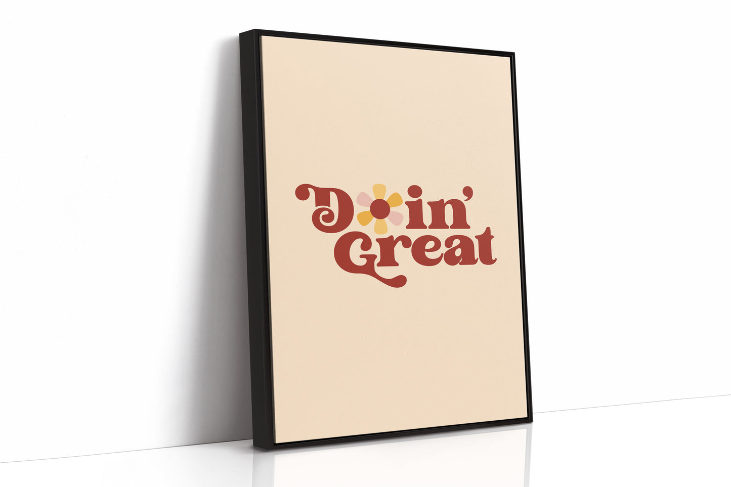 Retro Daisies Dance Through Time