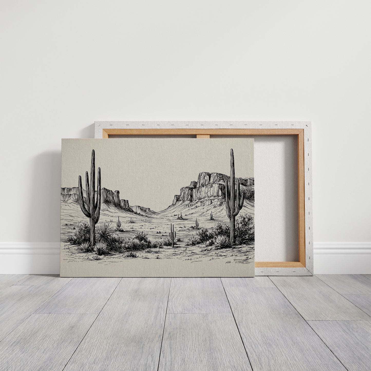 Saguaros Stand Like Ancient Sentinels