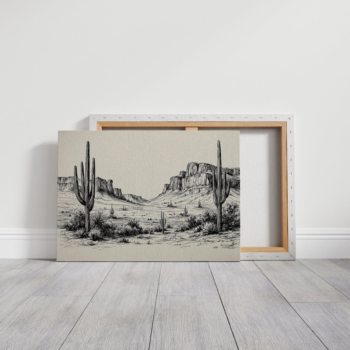 Saguaros Stand Like Ancient Sentinels
