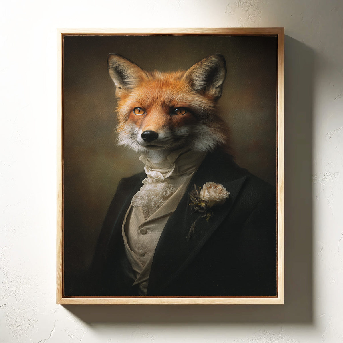 Regal Fox in Formal Attire