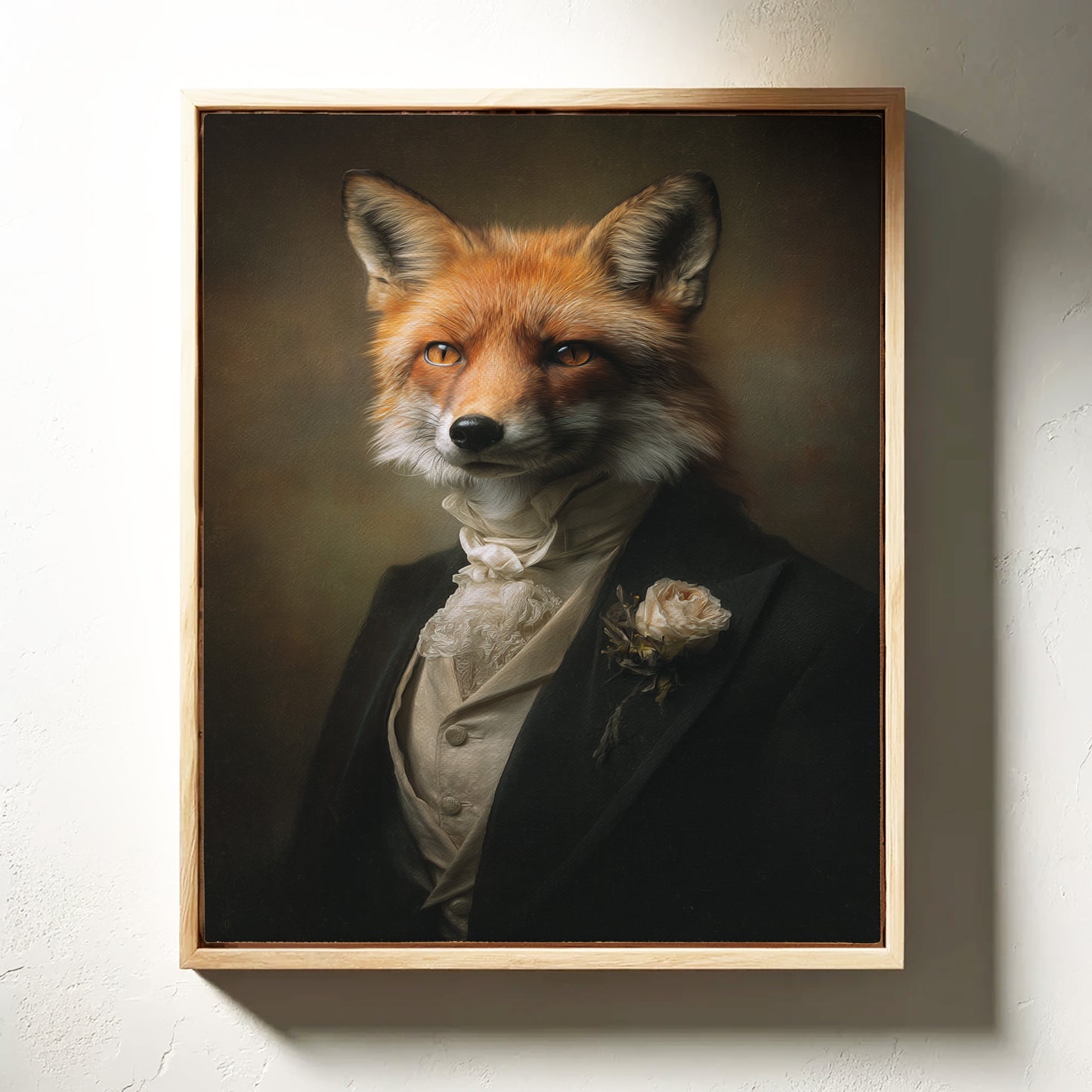 Regal Fox in Formal Attire