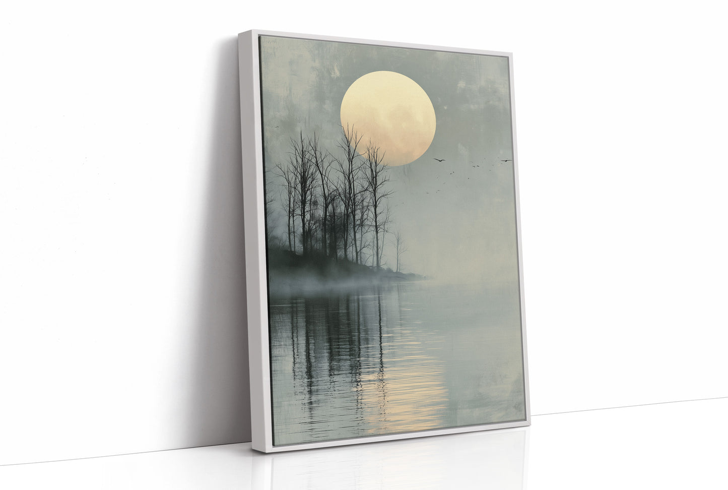 Bare Trees, Wide Water Moon