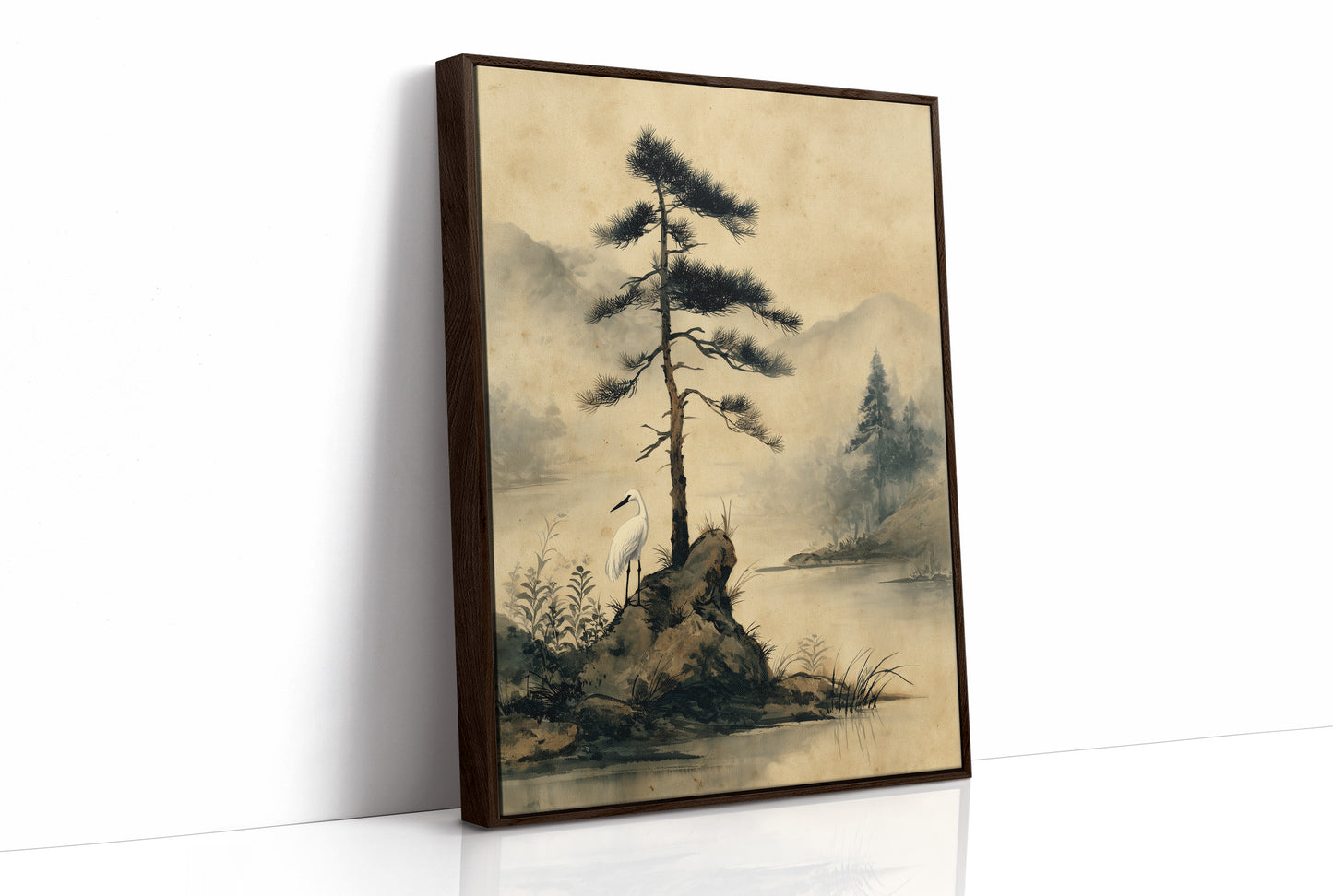 Lone Pine Guards Misty Waters