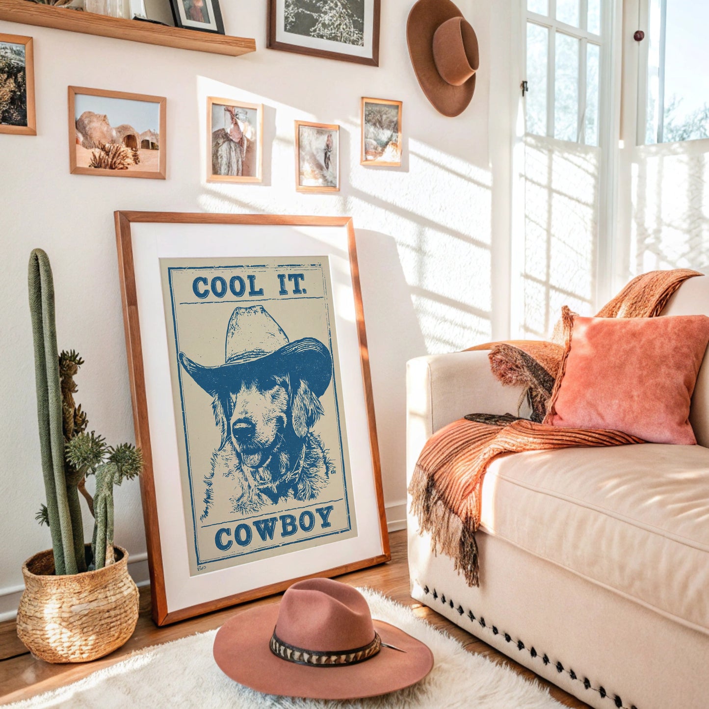 The Canine Cowboy Stands Proud