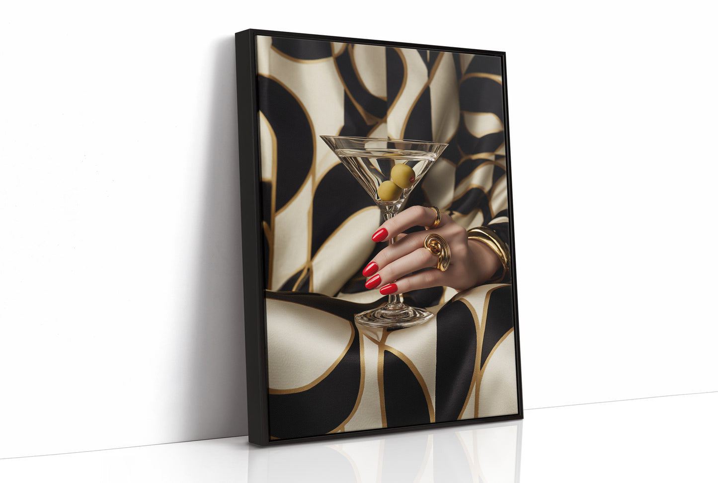 Gilded Elegance: Martini Moment
