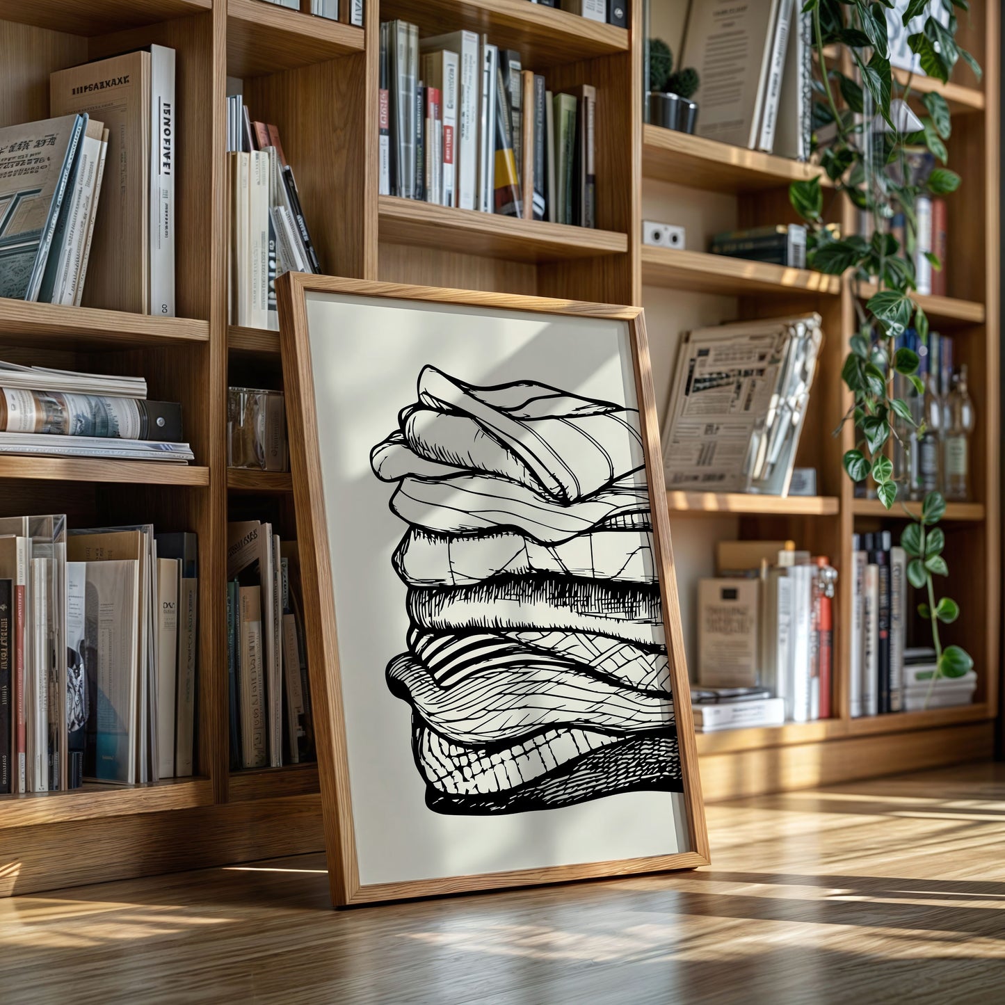 Soft Lines Of Sunday Morning