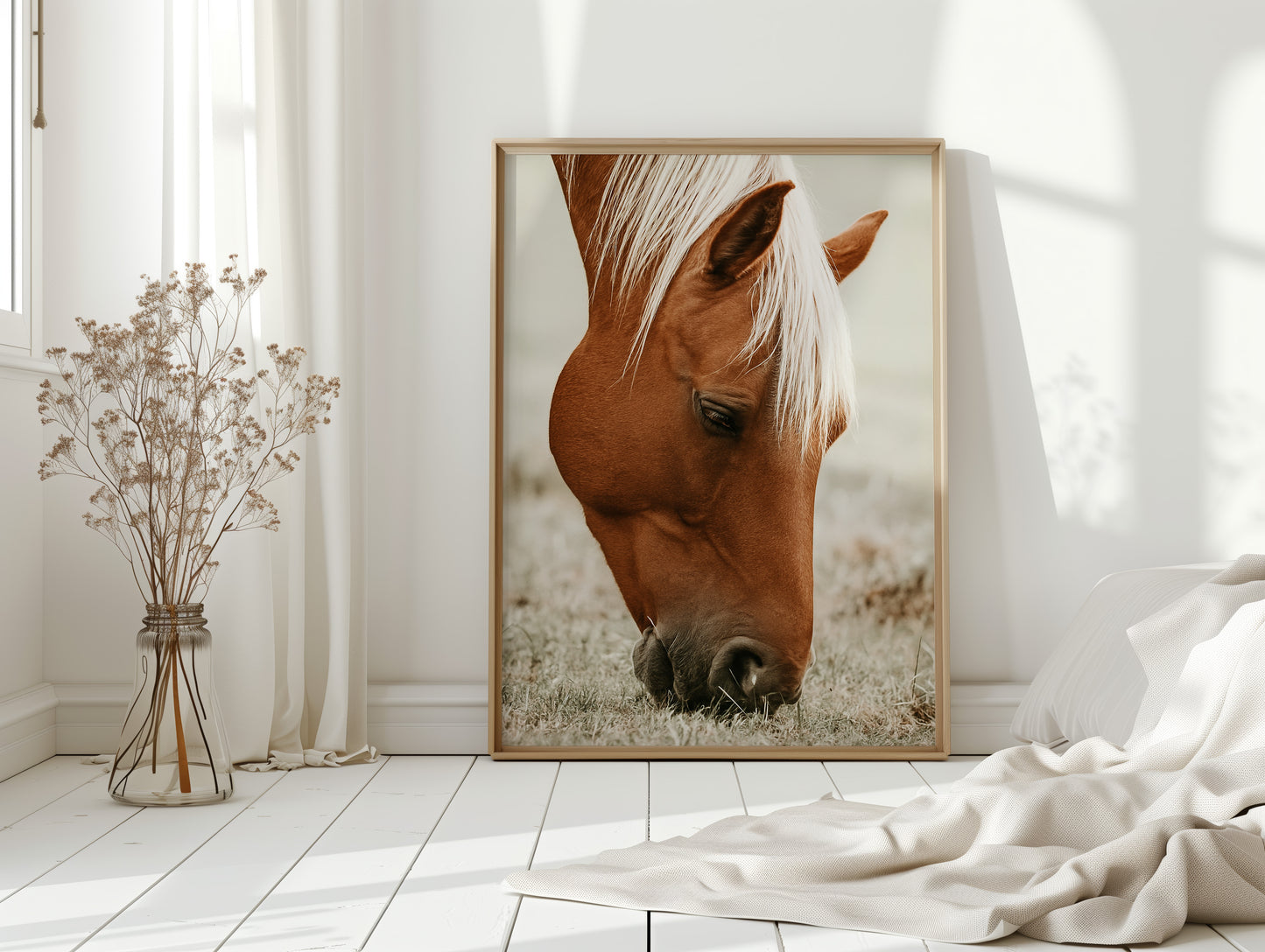 Graceful Graze and Golden Stillness