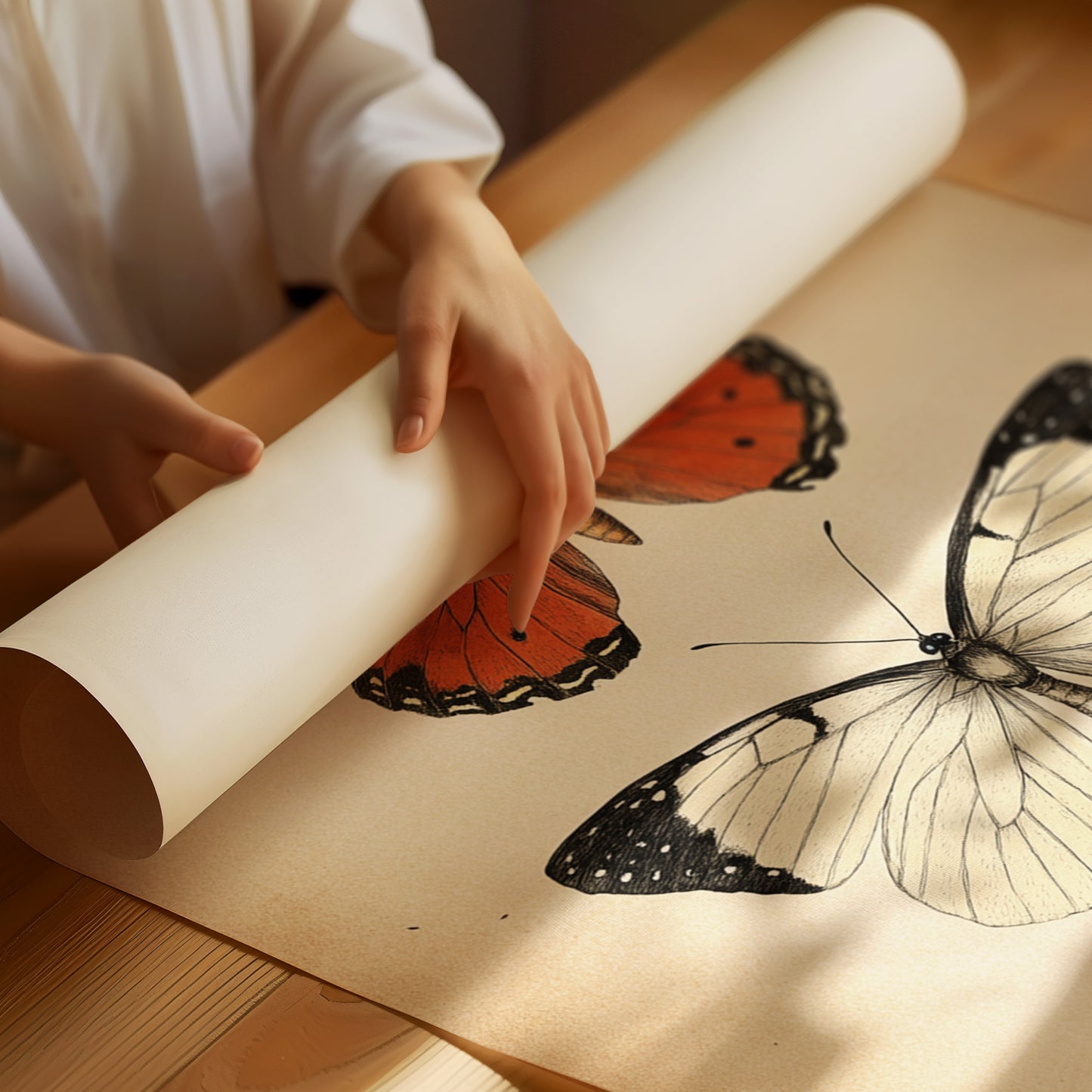 Flight Through Timeless Patterns