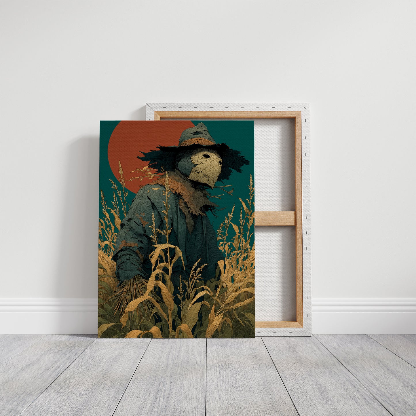 Blood Moon Over the Wheat