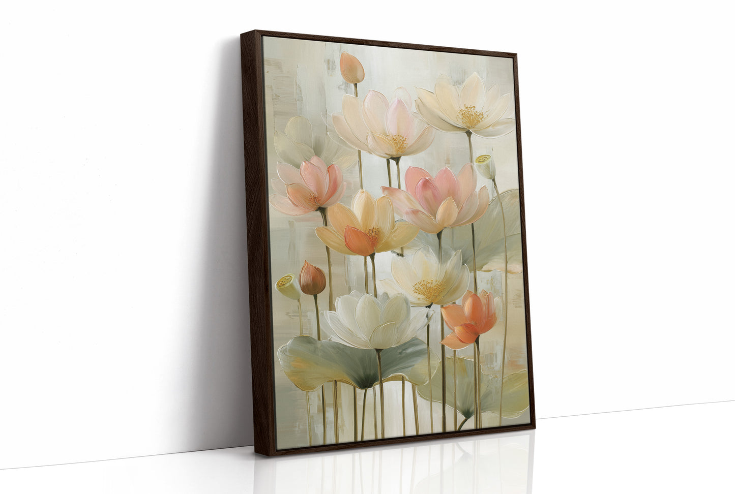 Lotus Blooms Paint Morning's Promise