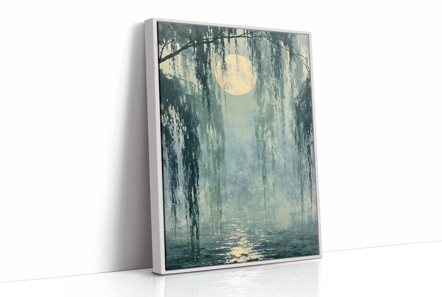 Moonrise Through the Moss Curtain