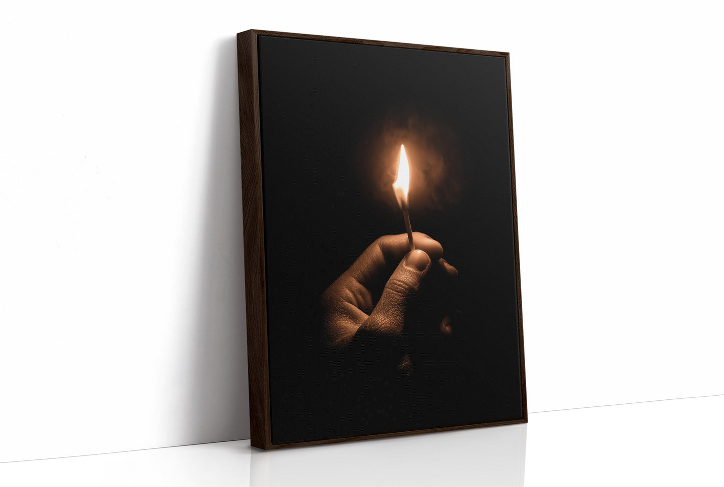 Flame Dances Between Fingers